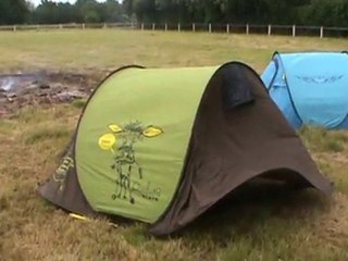 la tente à steeve le lendemain matin