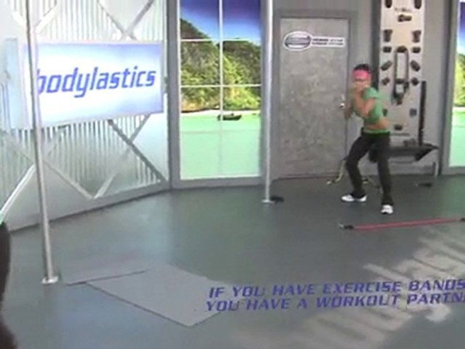 Cardio Kickboxing Exercises with Resistance Bands