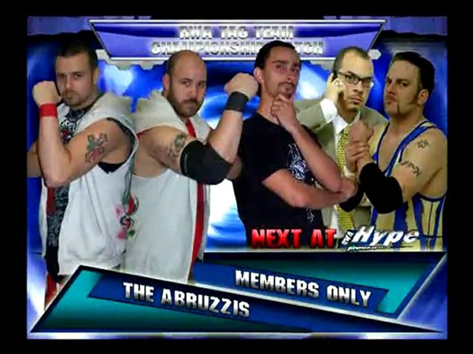RWA Hype 6/6/10 Main Event Abruzzis VS Members Only pt 1