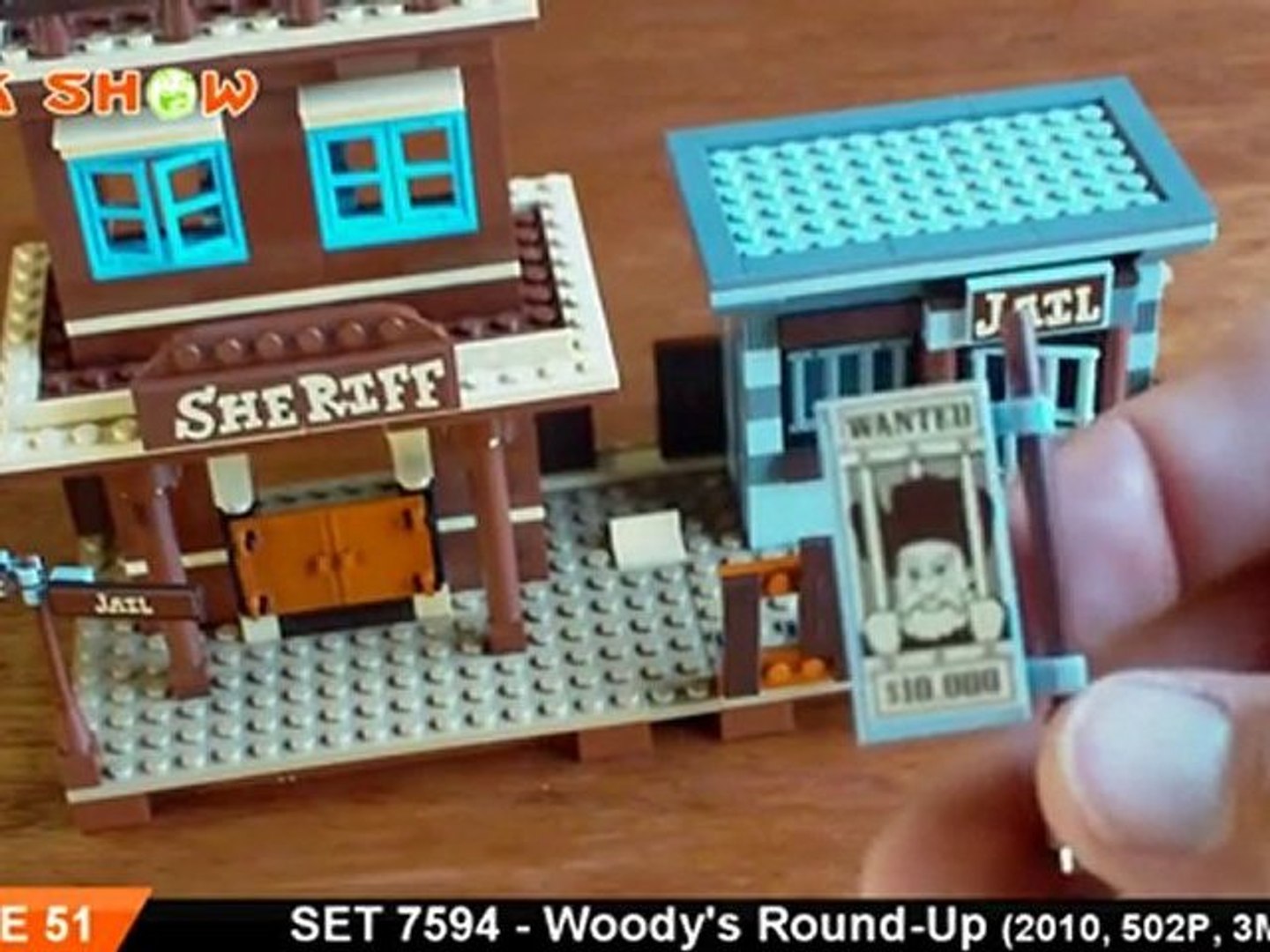 den første tonehøjde pakistanske LEGO Toy Story Woody's Round : LEGO 7594 Review - video Dailymotion