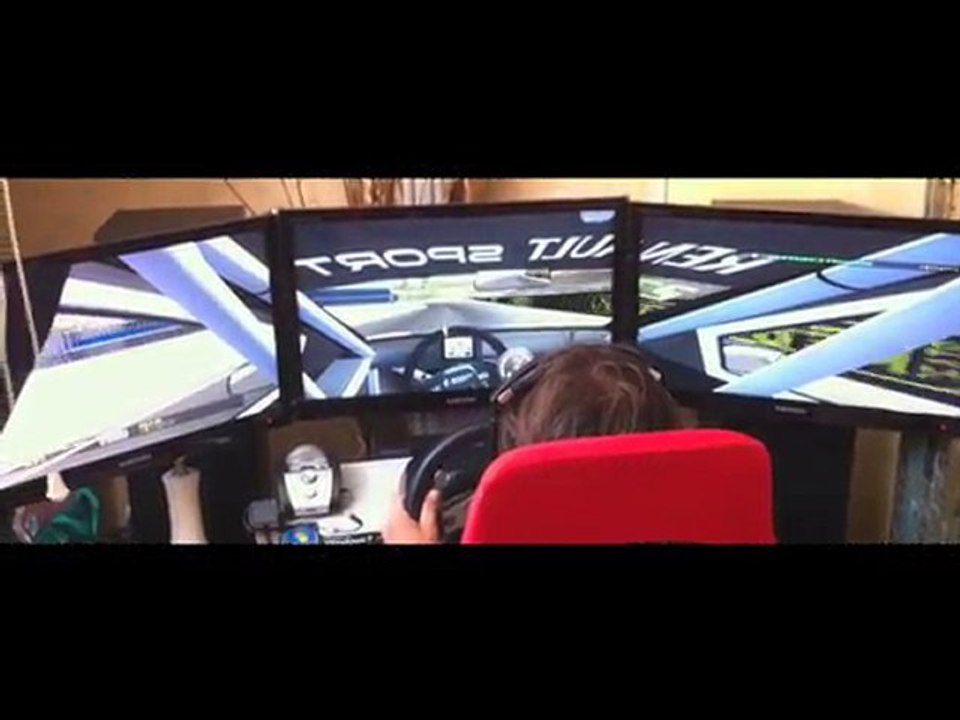 Test rFactor en Triple Screen Eyefinity - Mod Megane - Troyt