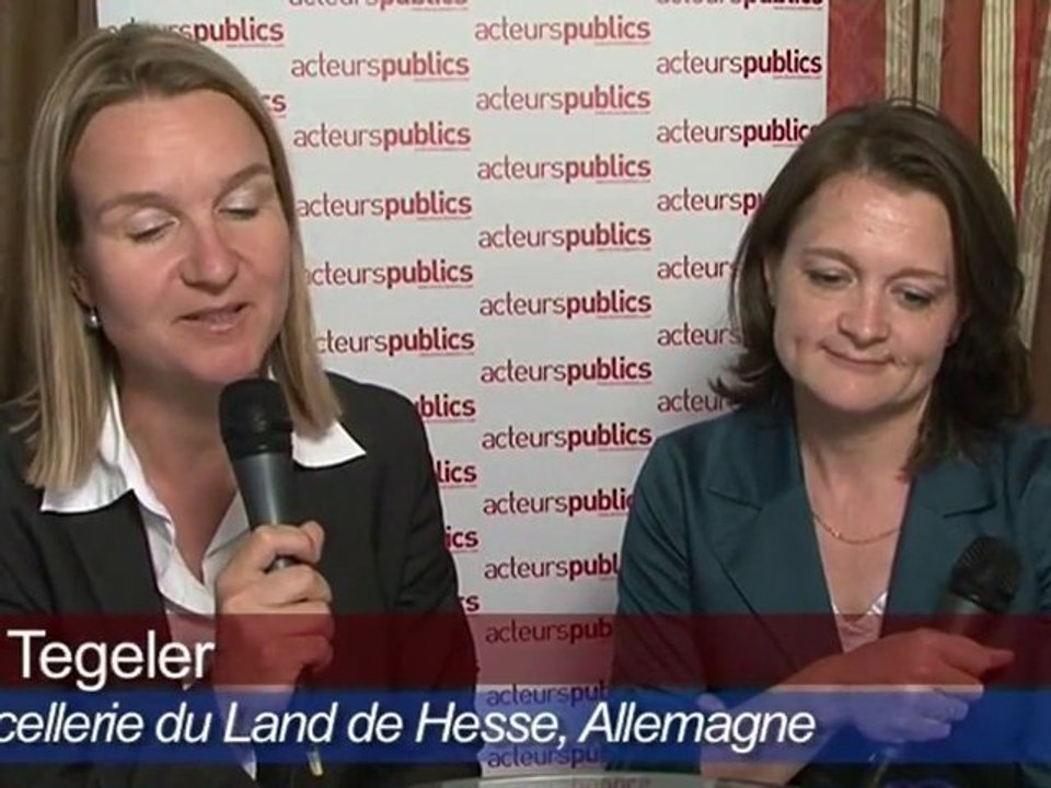 Clotilde Guizani, Accenture, et Elke Tegeler, Land de Hessen