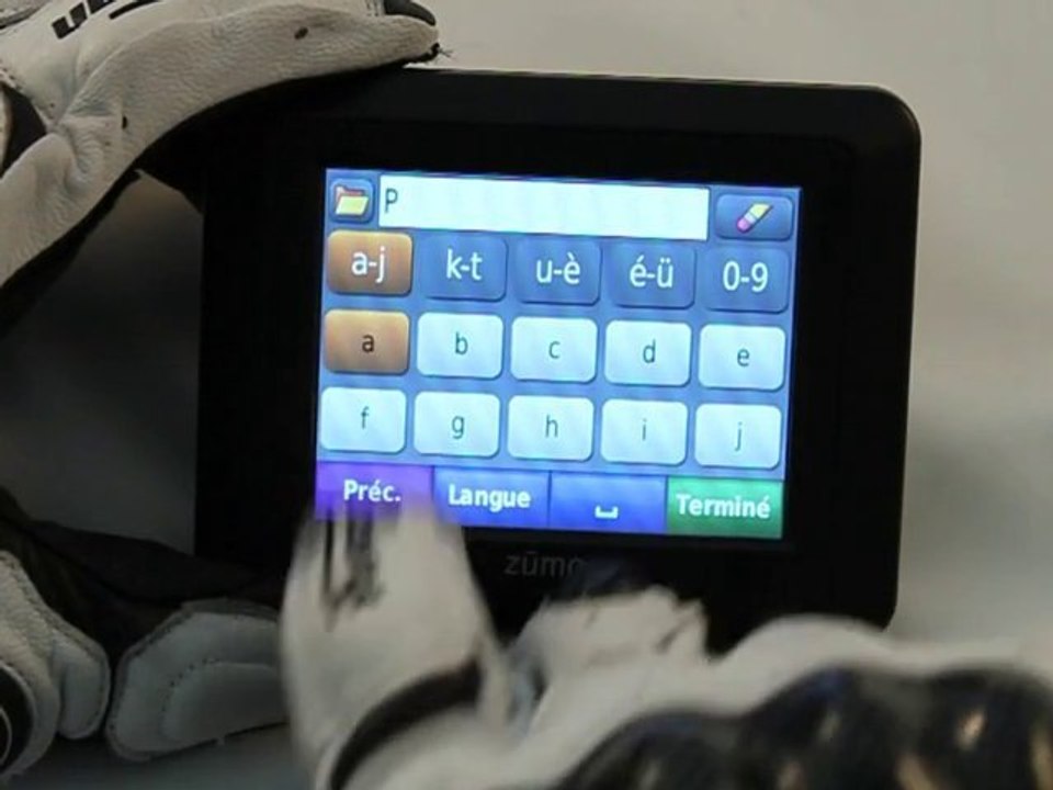 GPS Garmin Zumo 220 : Utilisation moto