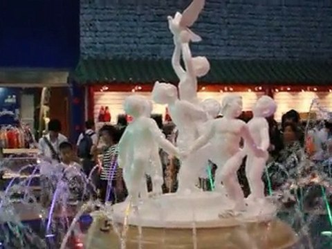 Une fin de journée à l'Exposition Universelle de Shanghai