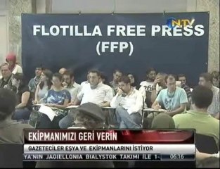MAVİ MARMARA GAZETECİLERİ HAKLARINI ARIYOR