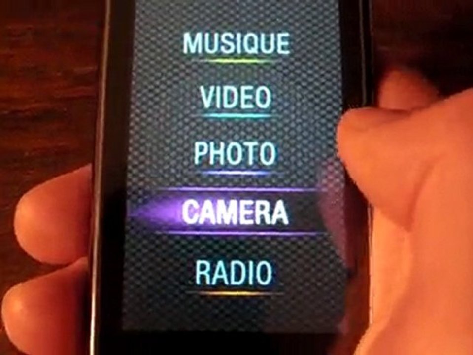 Rectification test Archos 3 Cam