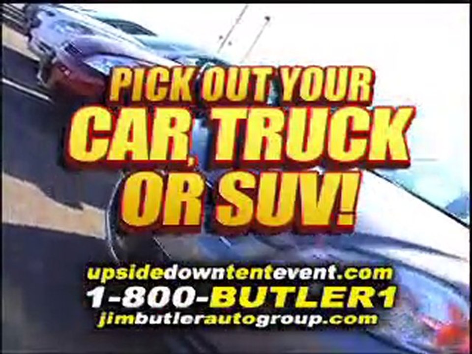 It's Jim Butler Auto Group's Upside Down Tent Event