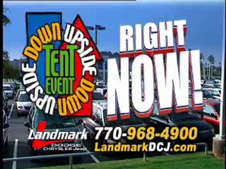 Landmark Dodge Chrysler Jeep's Upsdie Down Tent Event ...
