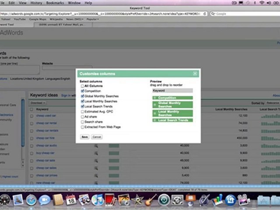 Keyword Selection Advice
