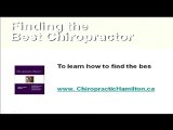 FREE REPORT: Best Chiropractor / Chiropractic Hamilton Onta