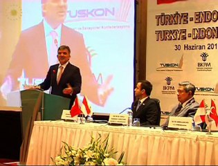 Cumhurbaşkanı Gül, Türkiye-Endonezya İş Forumu'na Katıldı-3