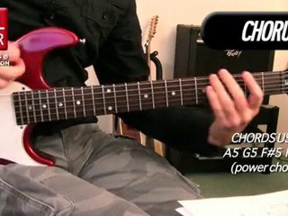 How to play Brain Stew on electric guitar - Green Day lesson