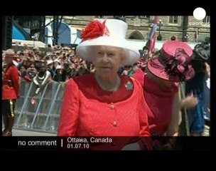 Download Video: Queen Elizabeth at Canada day celebrations - no comment