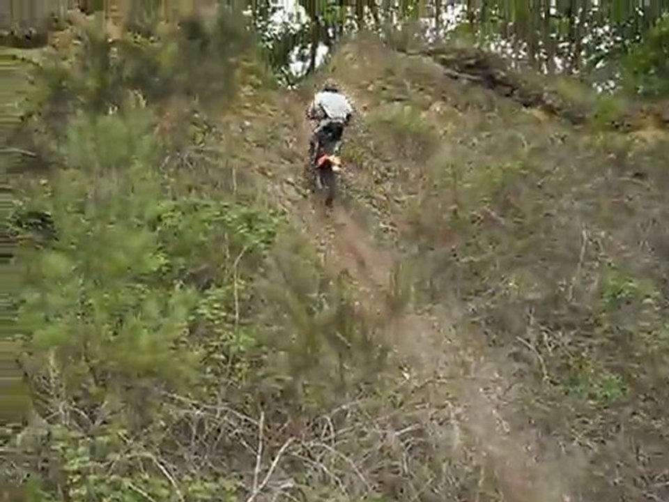 petite montee 125 exc ktm thc0 motocross rouen