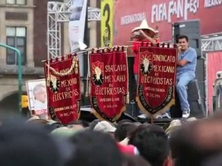 Voyage : No comment - Manifestation syndicale au Mexique