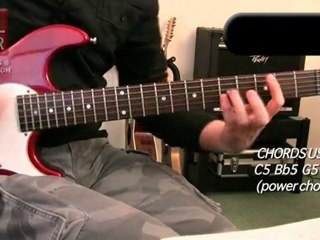 How to play Vicious Precious - electric guitar visual lesson
