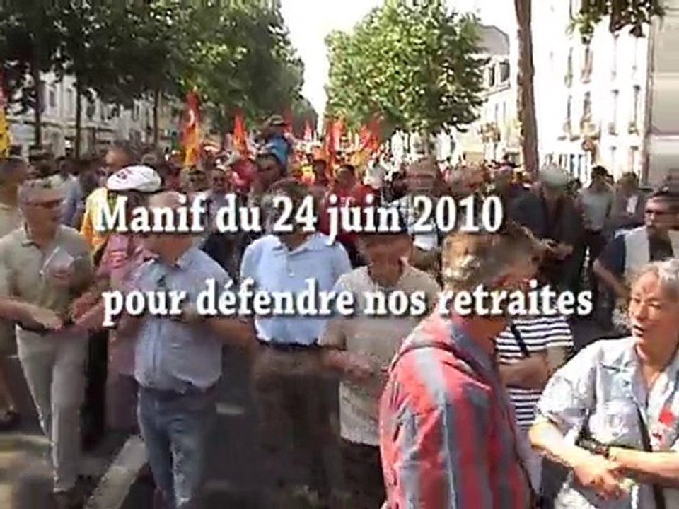 manifestation du 24 juin pour défendre nos retraites