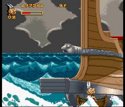 video test retro sur asterix et obelix super nes