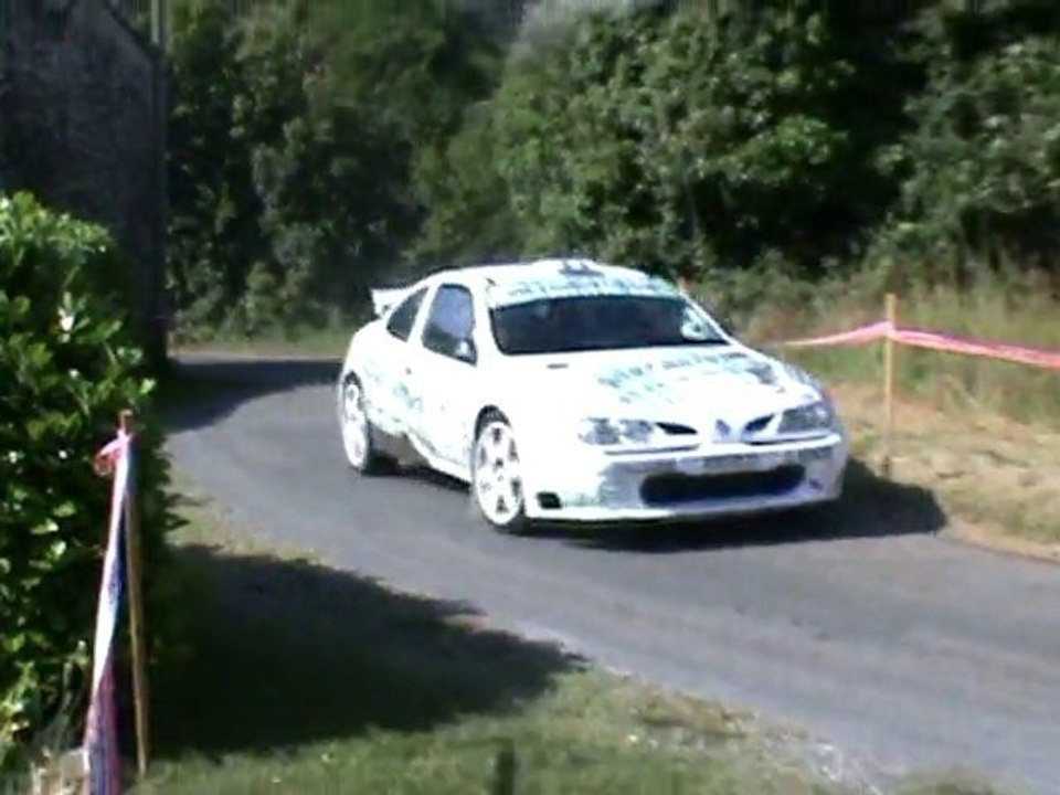 Christophe Monzie Mégane Kit Car Rallye sauveterre 2010
