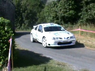 Christophe Monzie Mégane Kit Car Rallye sauveterre 2010