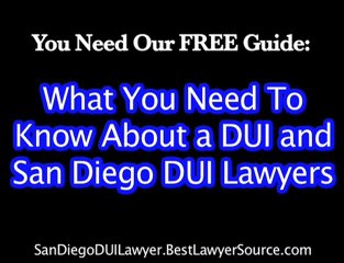 Best San Diego DUI Lawyer