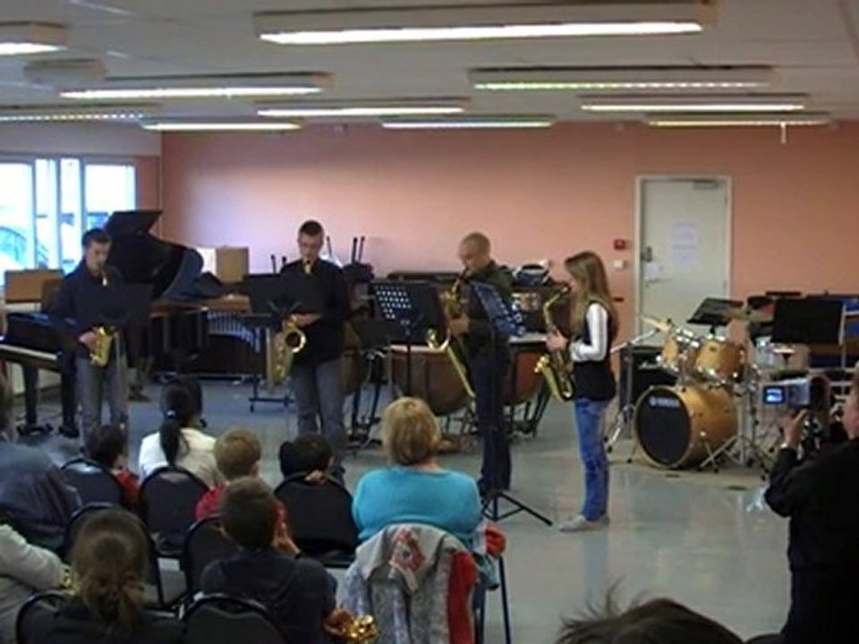 B.CHALAT 2010-05-16 Audition de saxo Quatuor de Saxo Medley