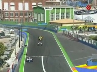Razia Spin out GP2.2010.Round04.Valencia.Race2