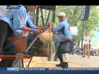 Schirrhein : les coulisses de la fête des bucherons !