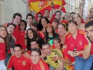 Le carnaval des supporters de l'Espagne !