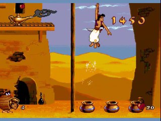 video retro test sur aladin version mega drive part2