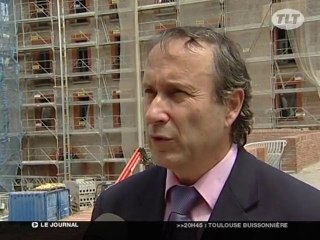 Gros plan sur le chantier du Bazacle (Toulouse)