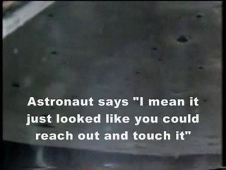 Moon Hoax- Hand Seen Touching Walt Disney Fake Moon Model