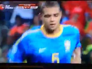Carte rouge Felipe Melo (Pays Bas 2-1 Brésil)