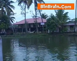 Boat travelling in Kumarakom