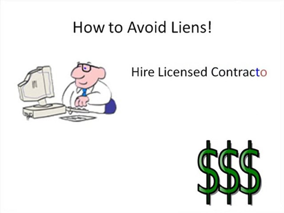 Avoiding a Mechanic's Lien in Temecula