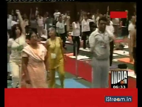 Ramdev demonstrates Complete Exercise