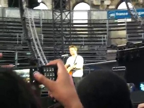 concert aux arenes de nimes 1 juillet 2010