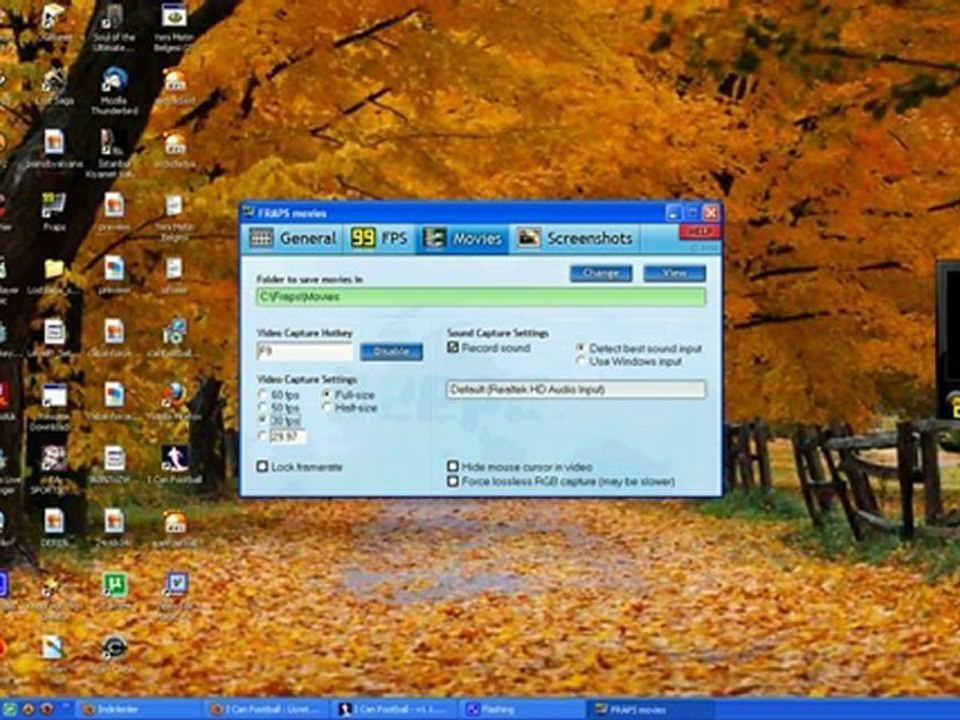 İcanfootball Ve Diğer Oyunlarda Video Çekmek