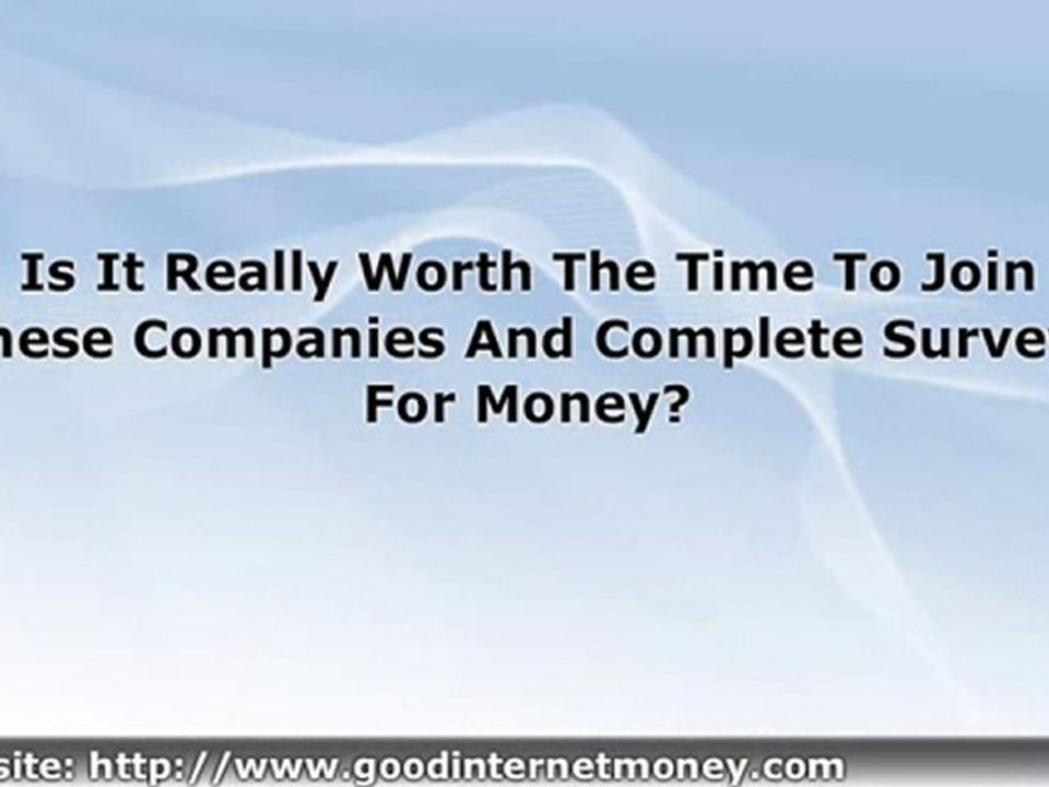 Get Paid Cash Doing Online Surveys - Join Free, Earn And Mak