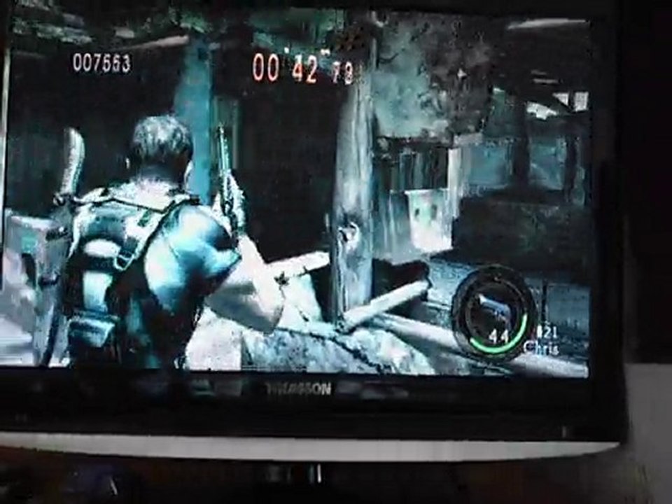 RE5, défi n°1, mercenaire Chris BSAA avec une seule arme