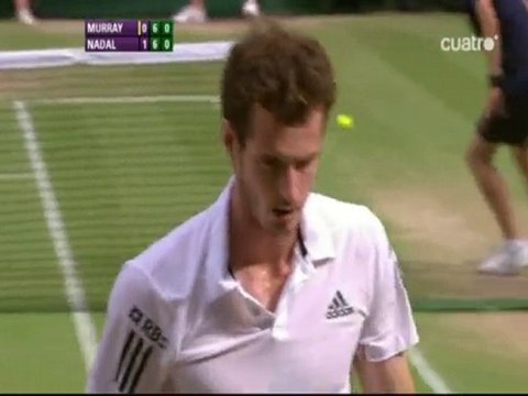 Rafa Nadal vs. Andy Murray, tie break del 2º set, Semifinal