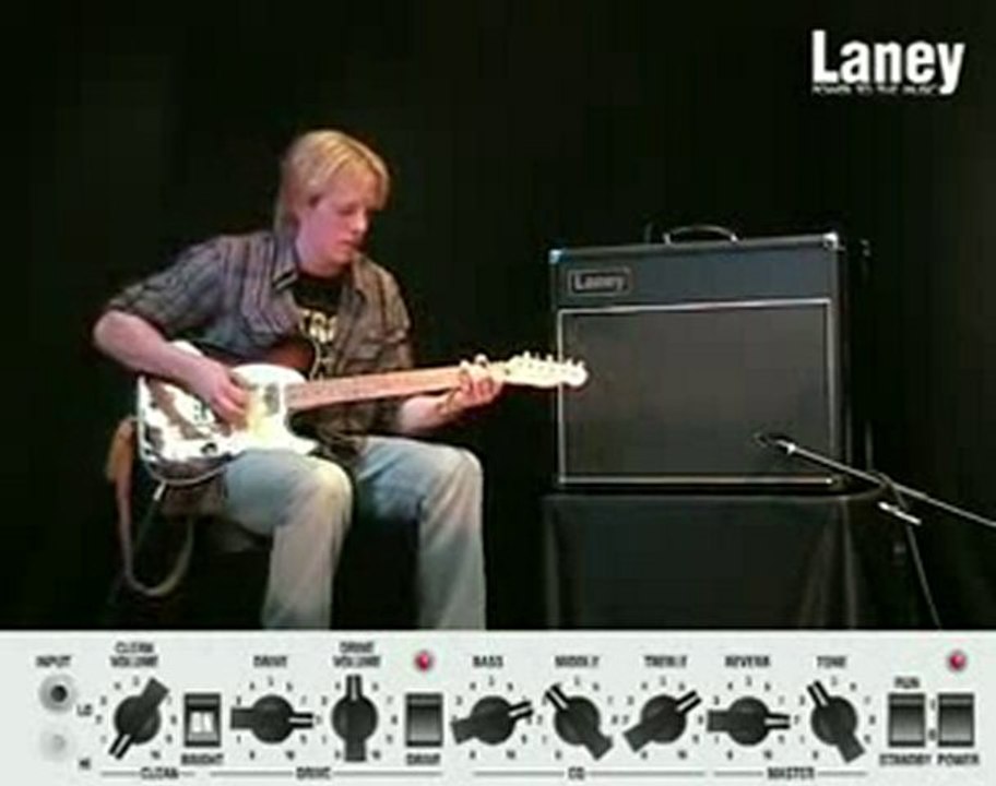 Laney VC30-212 electric guitar amplifier demo