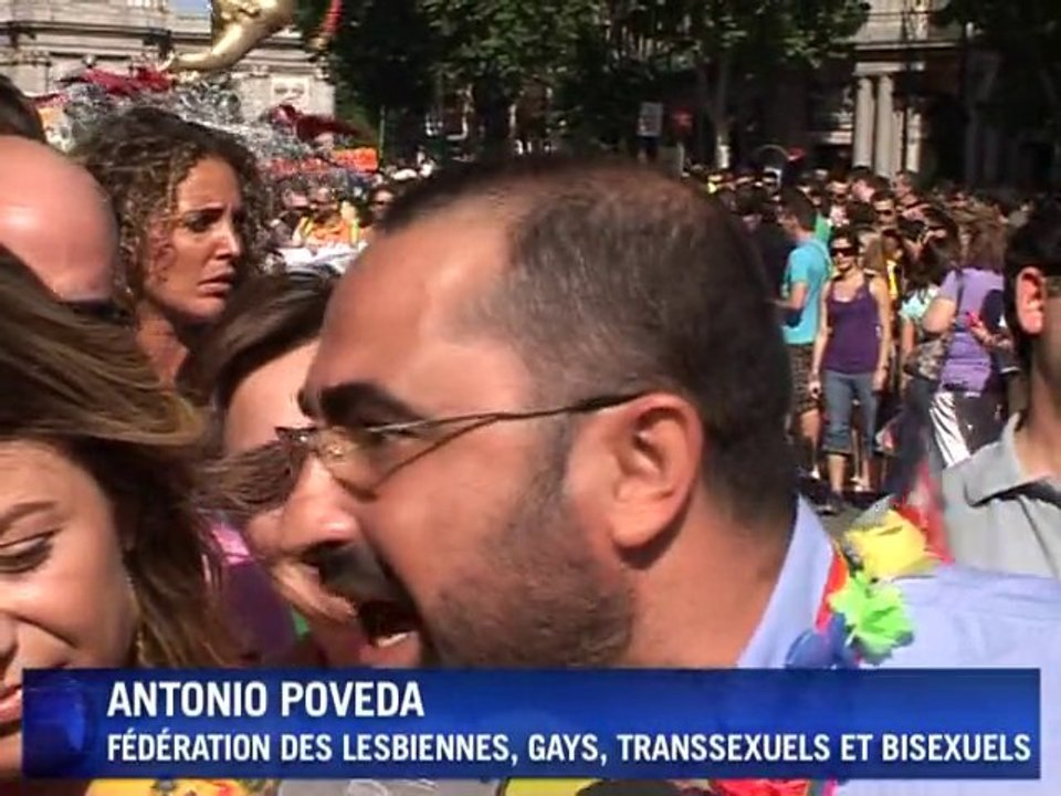Défilé de la Gay Pride à Madrid