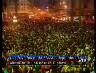 Uruguay- El centro vestido de Celeste