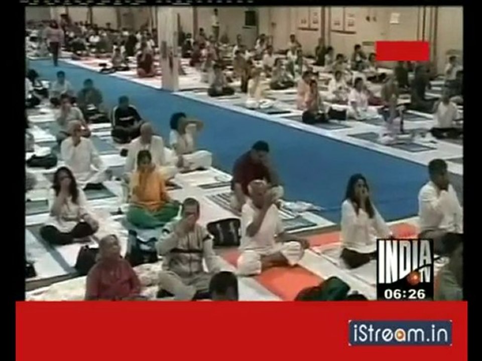 Yoga: Baba Ramdev does the 'Aacharya'
