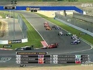 Race2 Start Crash 2010 Superleague Formula.Rnd3.France.Race2