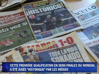 L'Espagne en demi-finale: Madrid exulte, la presse pavoise