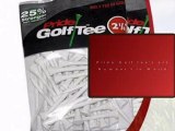 Pride Clear Coat Wooden Golf Tees (50-Pack)