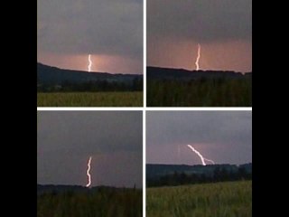 Impacts de foudre en Haute-Loire le 3/07/2010