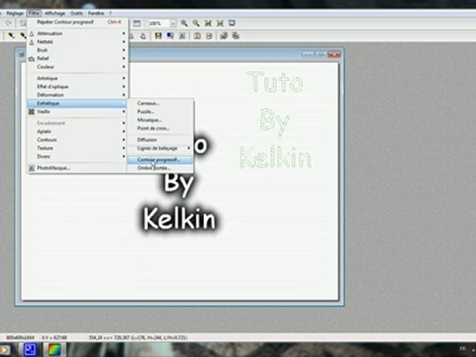 Laor - Tutoriel PhotoFiltre - Contour Progressif.